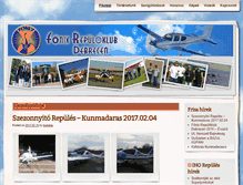 Tablet Screenshot of fonixrepuloklub.hu